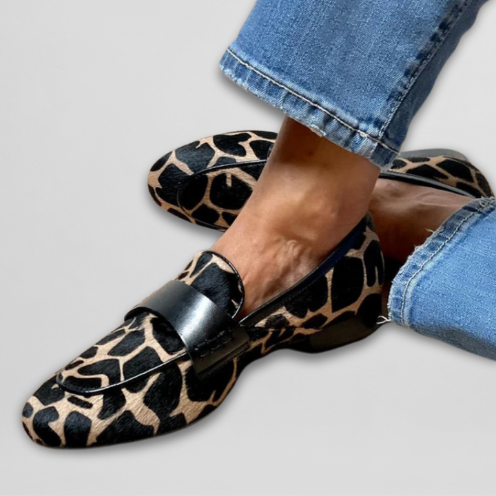 Linda | Loafer mit Tiermuster