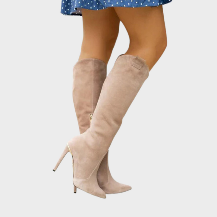 Lina – Moderne kniehohe Stiefel