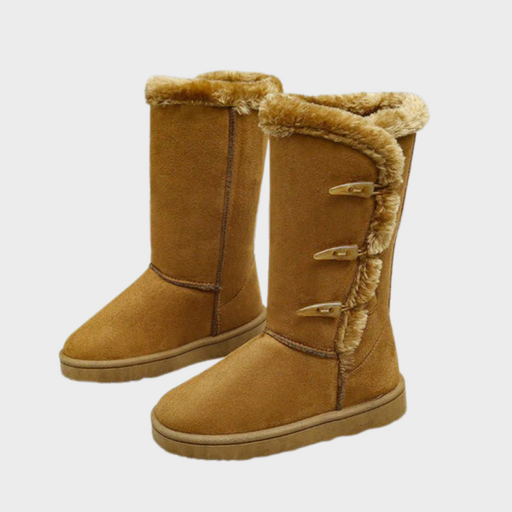 Yana – Kuschelige Winterstiefel mit Knopfverschluss