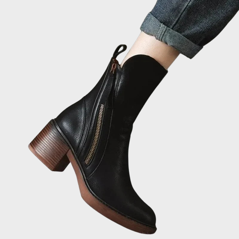 Babette – Elegante Stiefeletten mit Reißverschluss