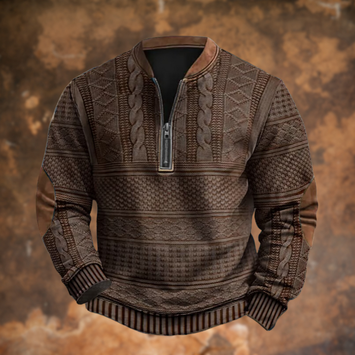 Louis | Pullover mit Reißverschluss-Detail