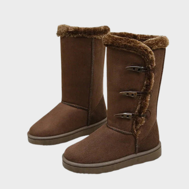 Yana – Kuschelige Winterstiefel mit Knopfverschluss