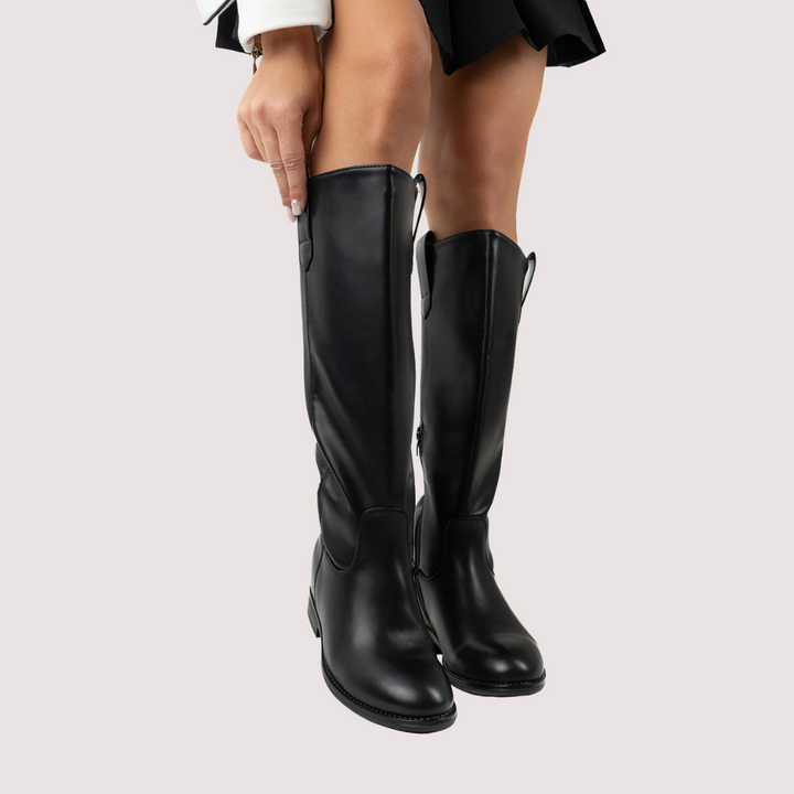 Suzy | Elegante Stiefel in Mid-Calf-Höhe mit bequemem Absatz