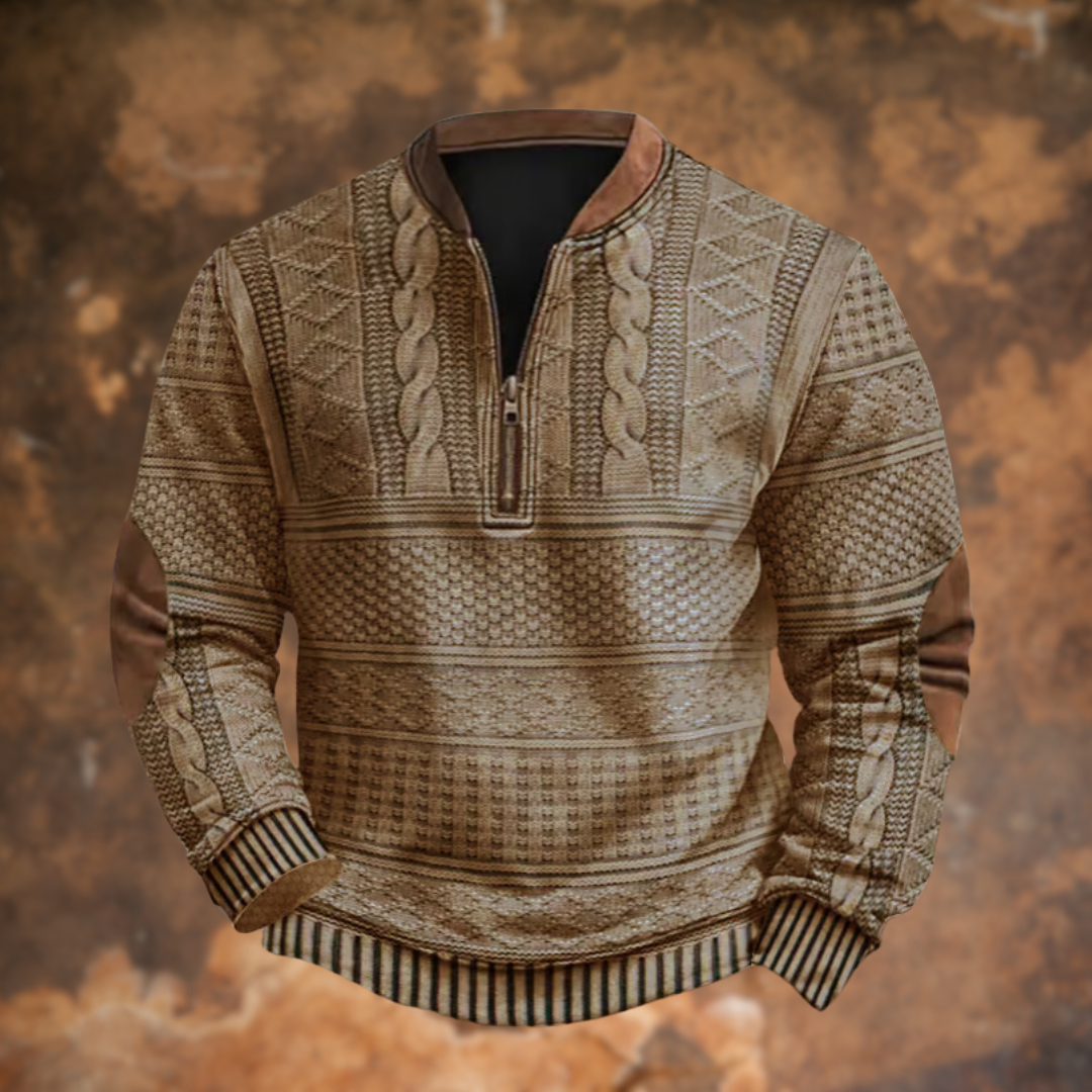 Louis | Pullover mit Reißverschluss-Detail
