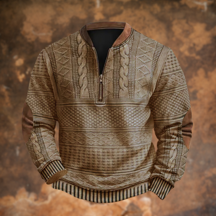 Louis | Pullover mit Reißverschluss-Detail