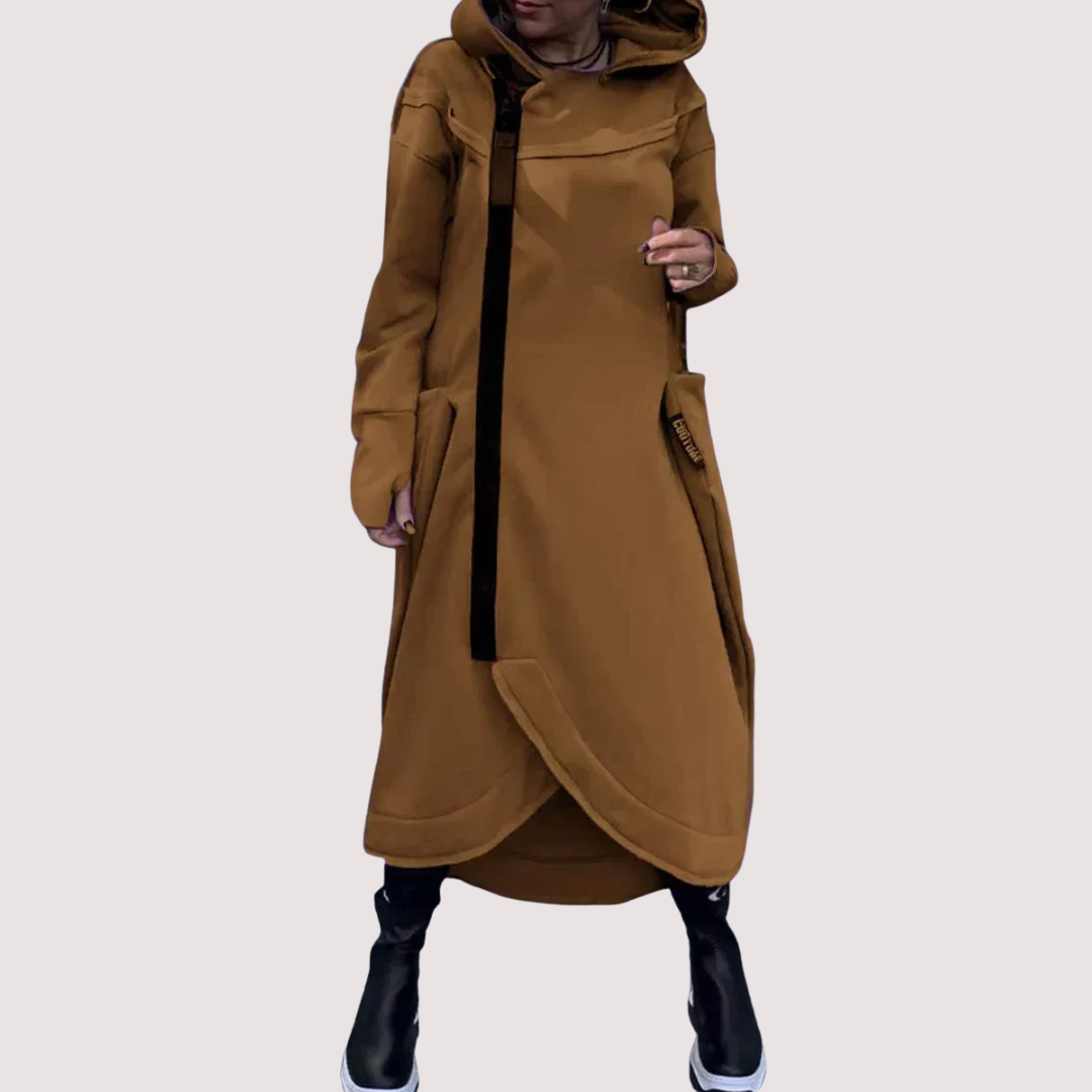 Kyra™ | Langer Hoodie aus leichten, atmungsaktiven Stoffen