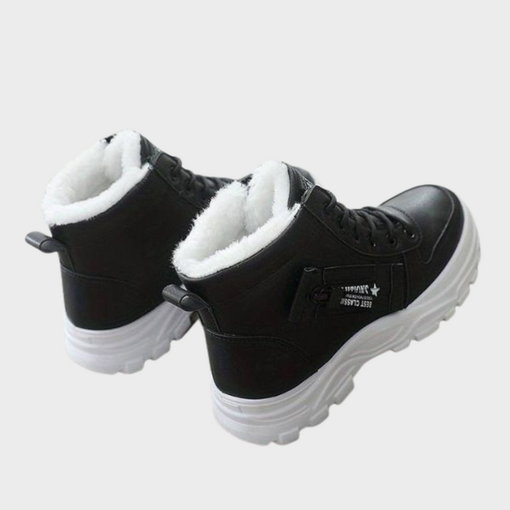 Xena – Chunky High-Top-Stiefel mit Reißverschluss
