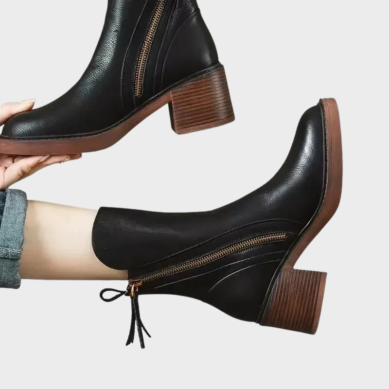 Babette – Elegante Stiefeletten mit Reißverschluss
