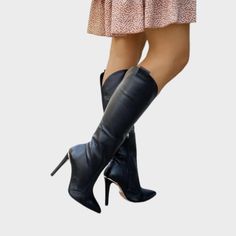Lina – Moderne kniehohe Stiefel