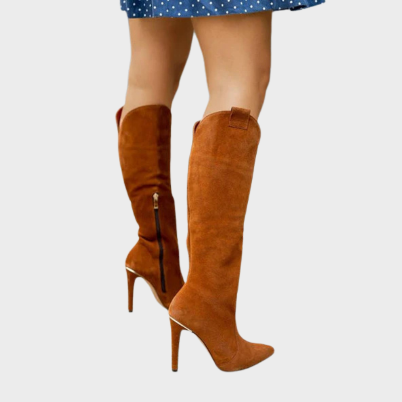 Lina – Moderne kniehohe Stiefel