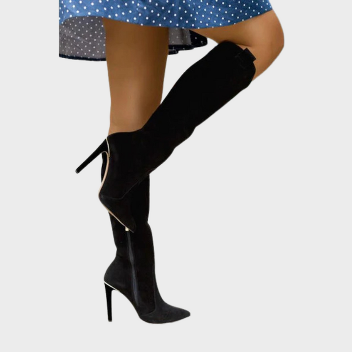 Lina – Moderne kniehohe Stiefel
