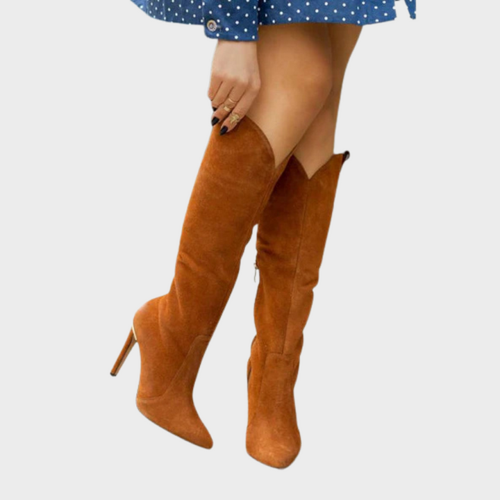 Lina – Moderne kniehohe Stiefel