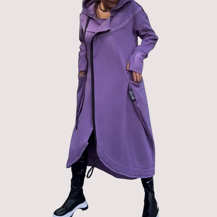 Kyra™ | Langer Hoodie aus leichten, atmungsaktiven Stoffen