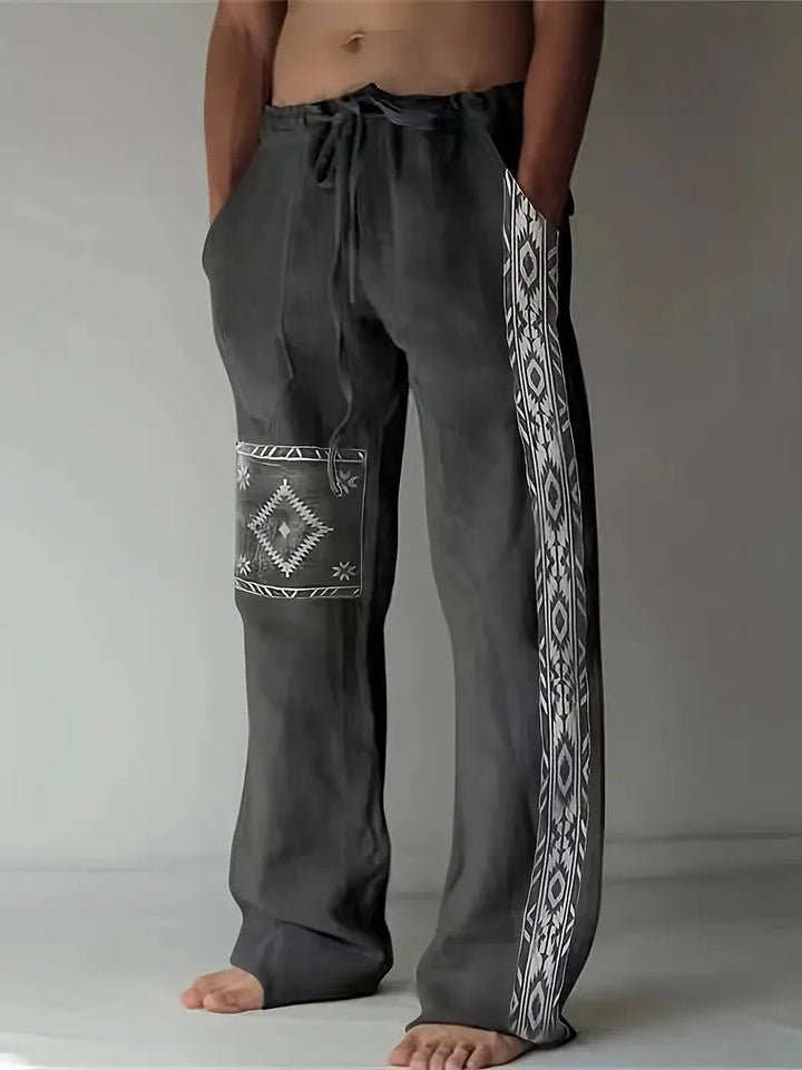 Selvanoir™ Loose Pants in Boho Style