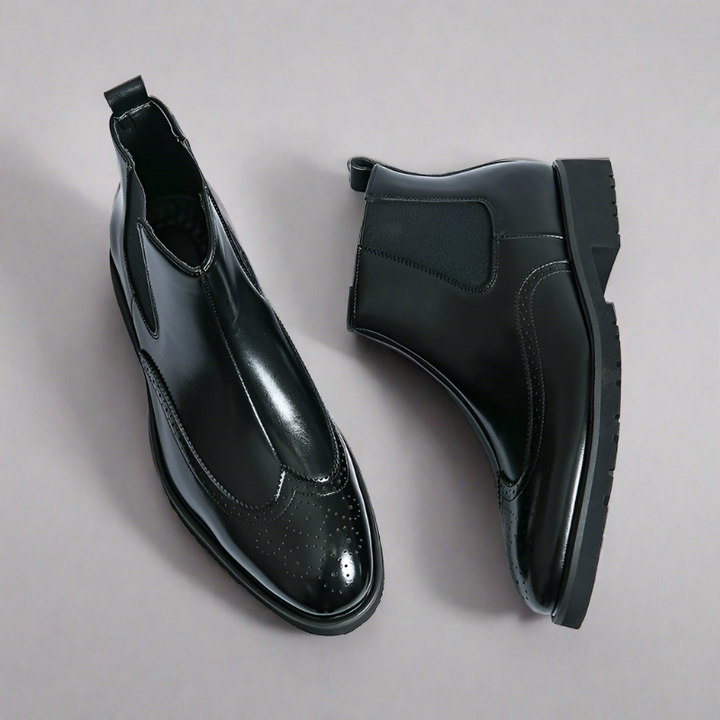 Dwight | Leder Chelsea-Stiefel