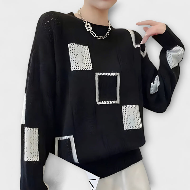 Reya - Flatternder Zeitloser Pullover