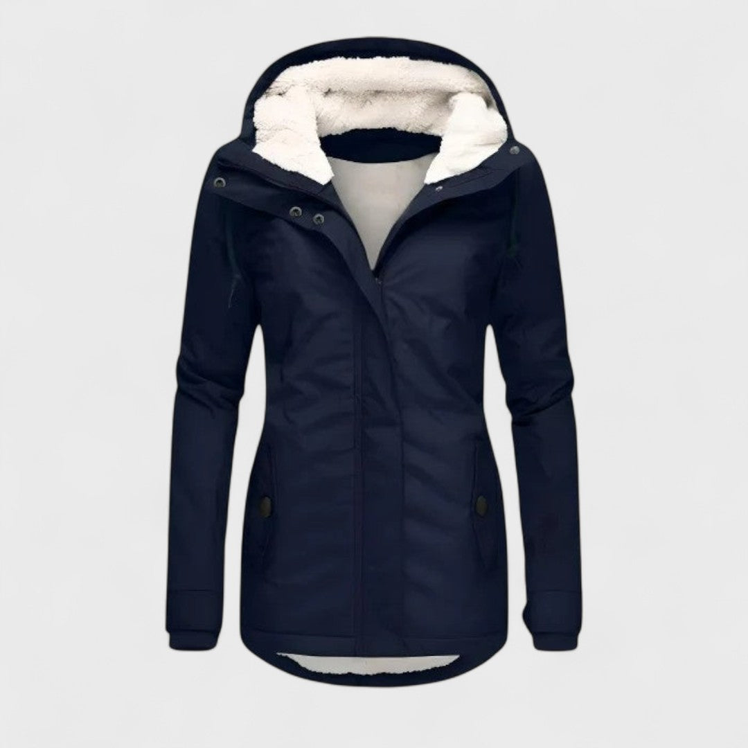 Alizette – Warme & Wasserdichte Damenjacke mit Kapuze
