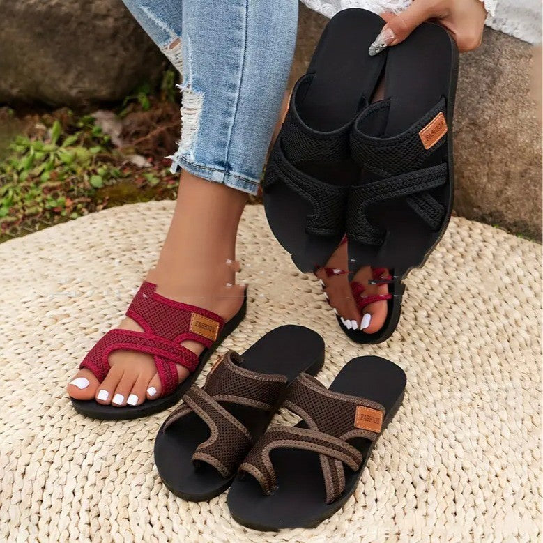 Mesh | Damen Peep-Toe-Mules – Atmungsaktiv, Stilvoll & Bequem