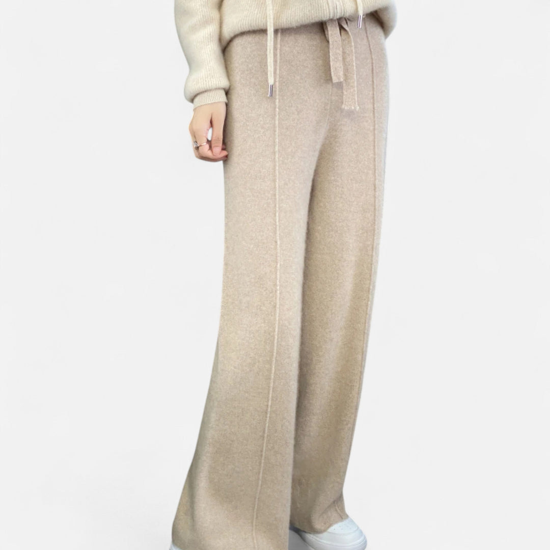Daniela | Damen Klassische Wollhose mit Lockere Passform