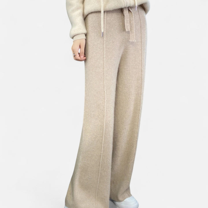Daniela | Damen Klassische Wollhose mit Lockere Passform