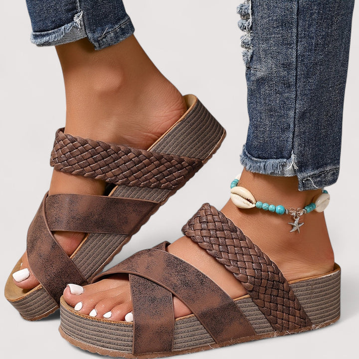 Elina™ | Orthopädische Ledersandalen