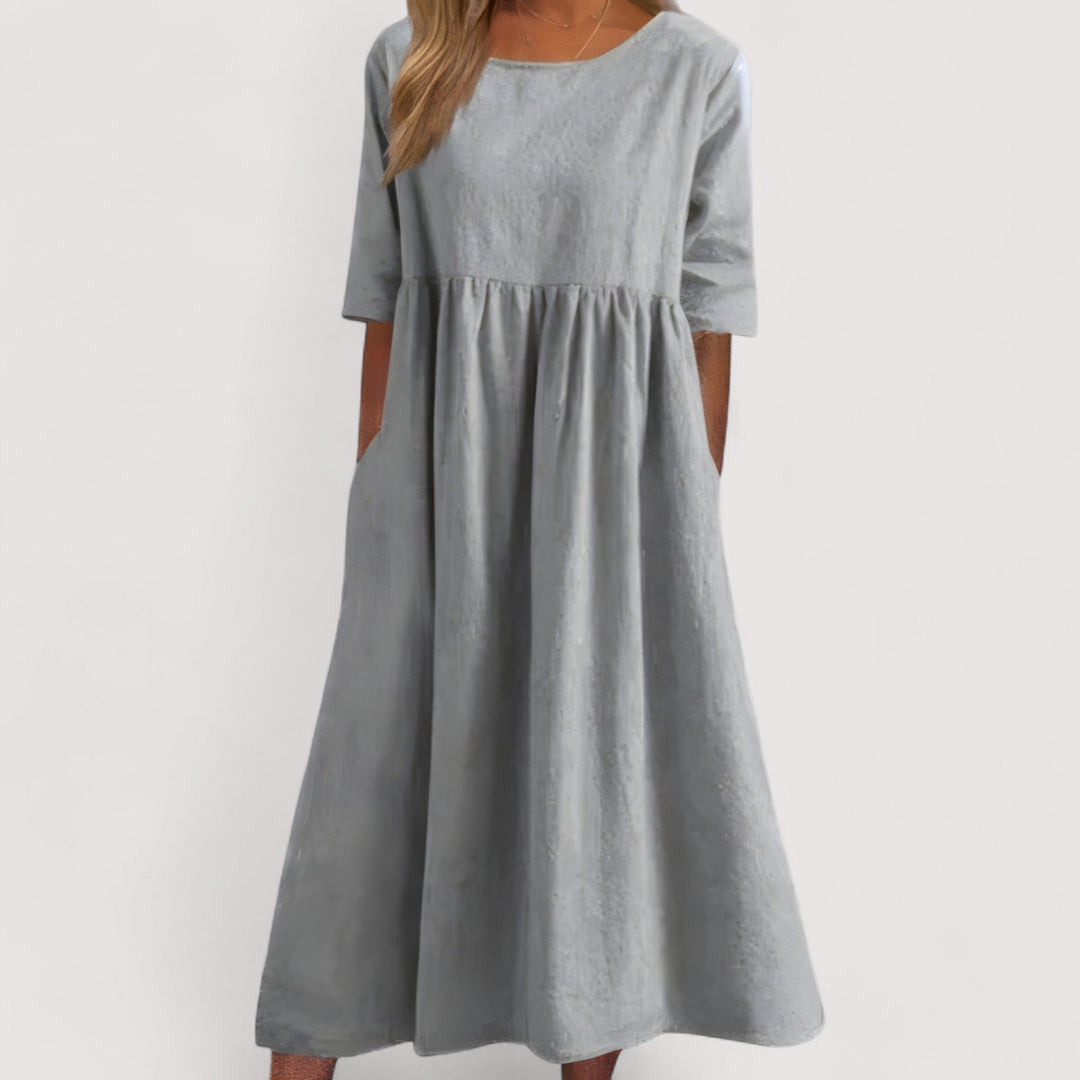 Selina™ | Schmeichelhaftes Baumwollkleid