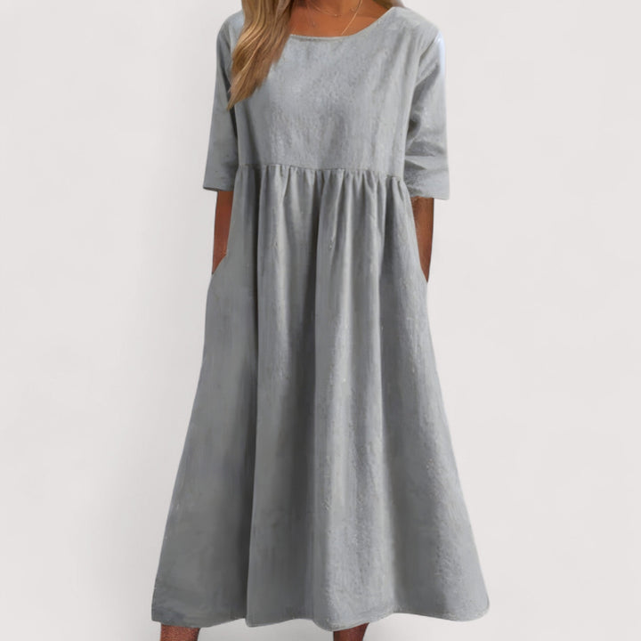 Selina™ | Schmeichelhaftes Baumwollkleid