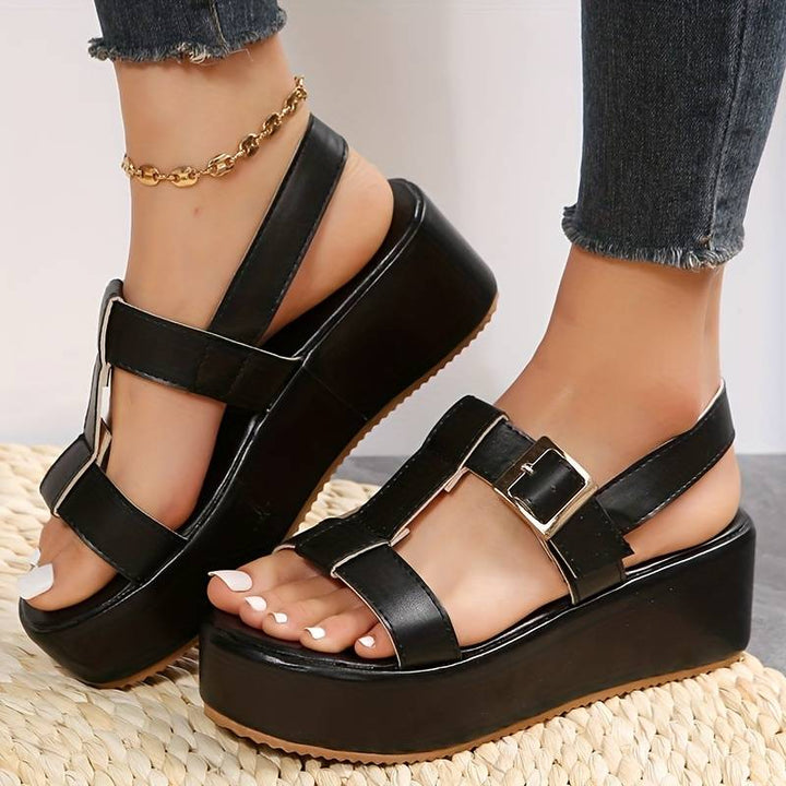 Damen - Elegante Sandaletten mit hohen Absätzen - Bequem und trendig - Perfekt für jeden Anlass