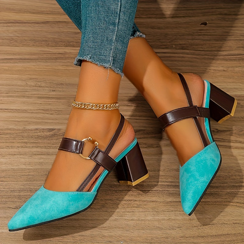 Emma | Damen High Heels – 10 cm, Leder & Elegant