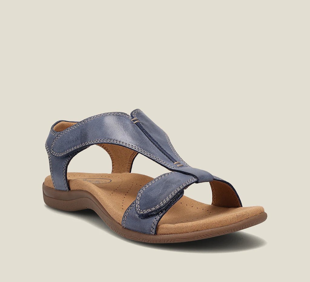Damen Italienische Sandalen – Memory-Schaum, T-Riemen & Atmungsaktiv