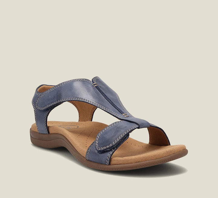 Damen Italienische Sandalen – Memory-Schaum, T-Riemen & Atmungsaktiv
