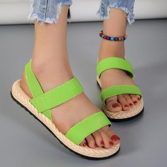 Mary Jane | Damen Flache Sandalen – Stossdämpfung, Anpassungsfähig & Stilvoll