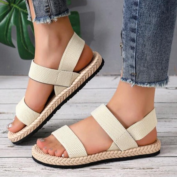 Mary Jane | Damen Flache Sandalen – Stossdämpfung, Anpassungsfähig & Stilvoll