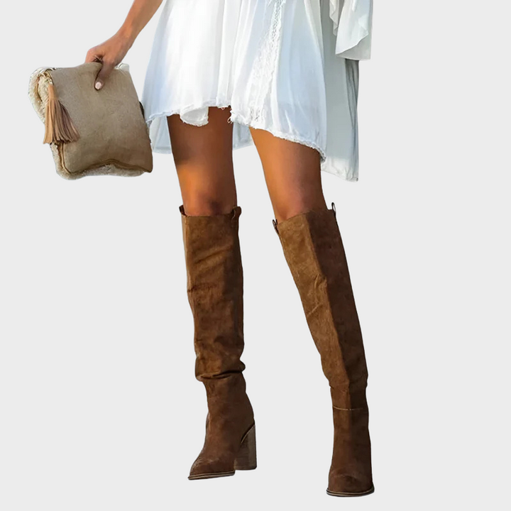 Alina – Elegante Overknee-Stiefel