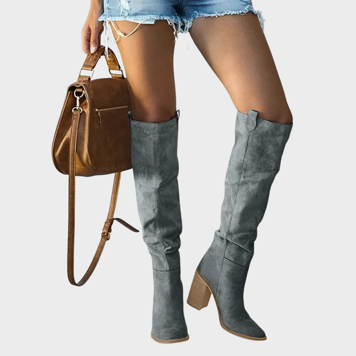 Alina – Elegante Overknee-Stiefel