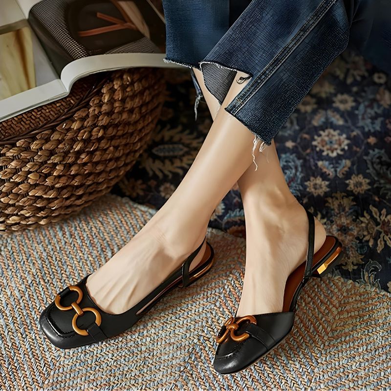 Damen - Elegante Vintage-Sandalen - Bequeme und stilvolle Schuhe für jeden Anlass