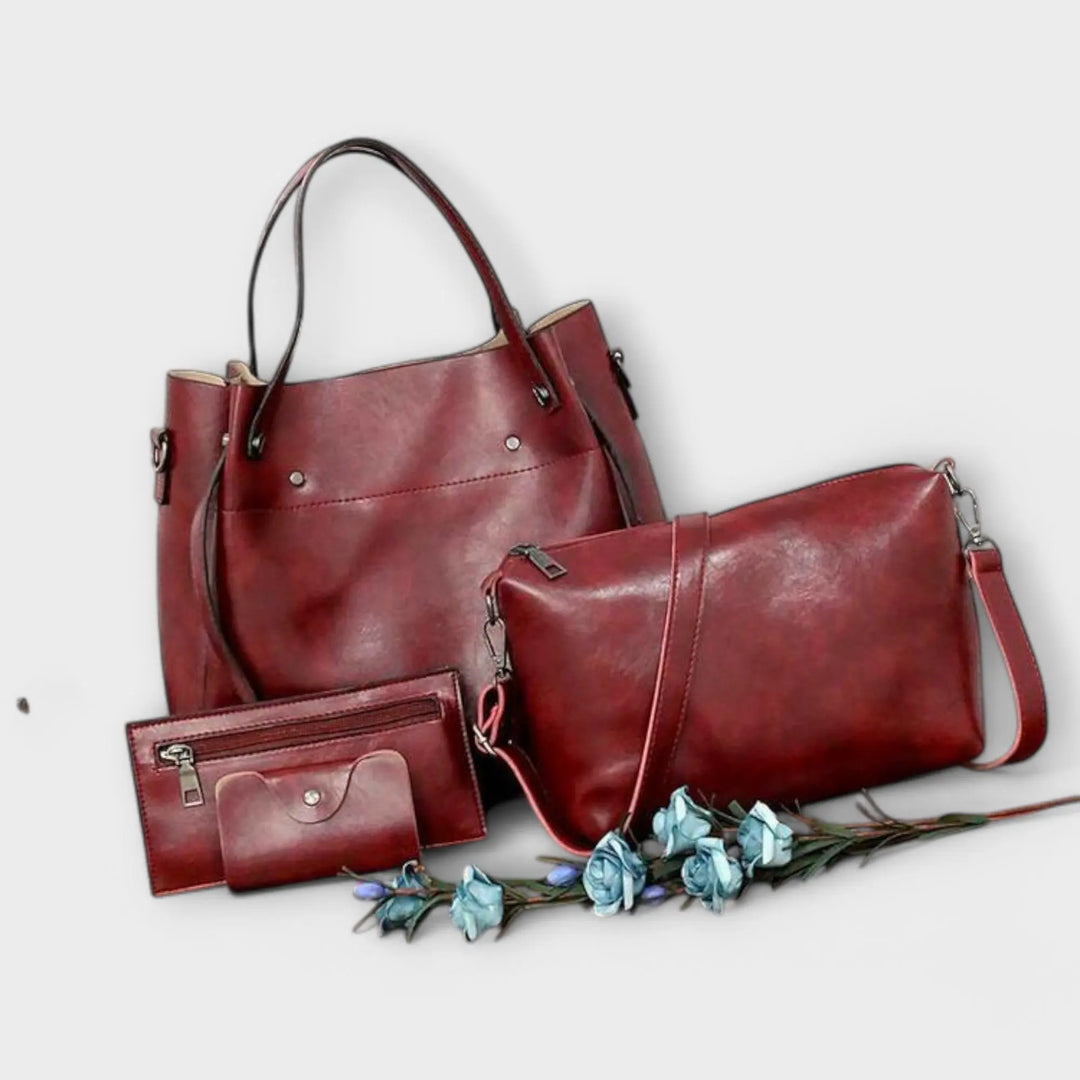 Nora. - 4-teiliges Vintage-Taschen-Set Nora Zurich