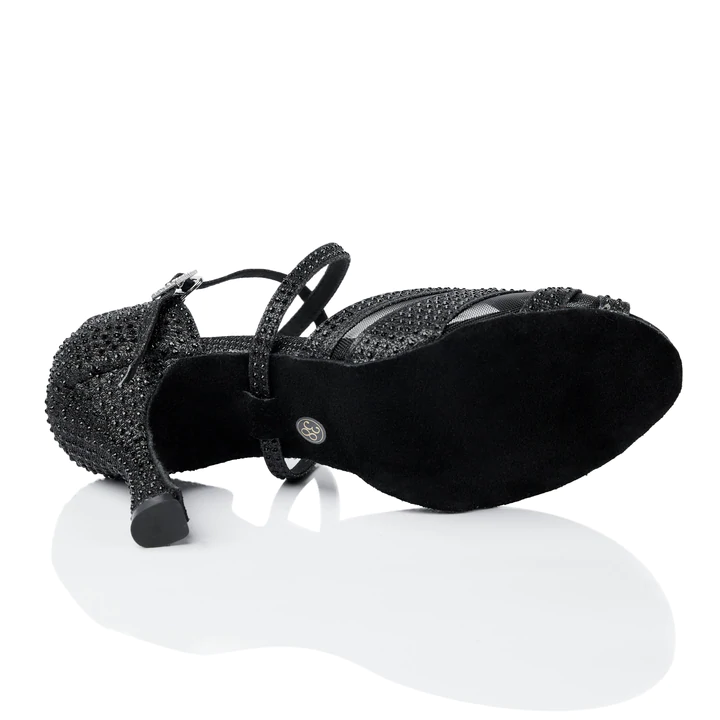 Damen Tanzschuhe High Heels – Salsa & Ballroom, 9 cm Absatz & Funkelnd