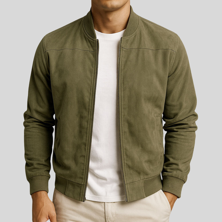 Herren Bomberjacke | Stehkragen, Reissverschluss, Gerippte Bündchen & Moderner Casual-Stil