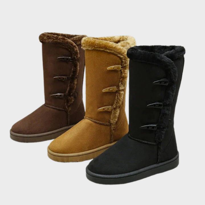 Yana – Kuschelige Winterstiefel mit Knopfverschluss