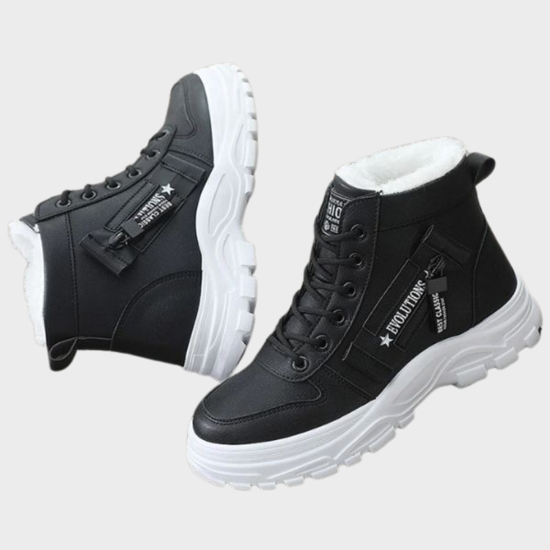 Xena – Chunky High-Top-Stiefel mit Reißverschluss