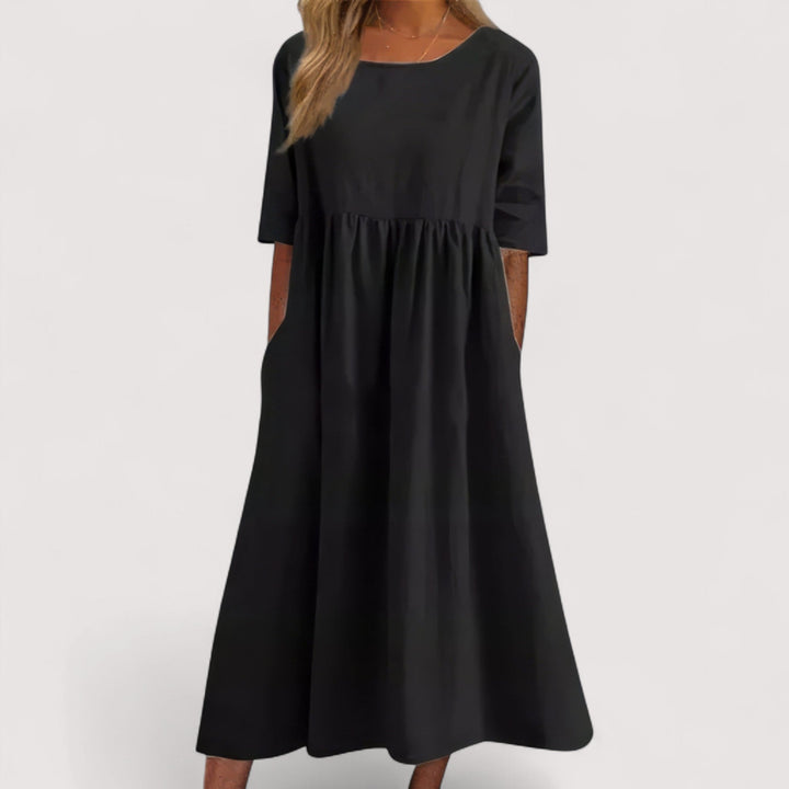 Selina™ | Schmeichelhaftes Baumwollkleid