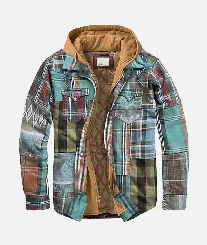 RICHARD |  Karierte Patchworkjacke