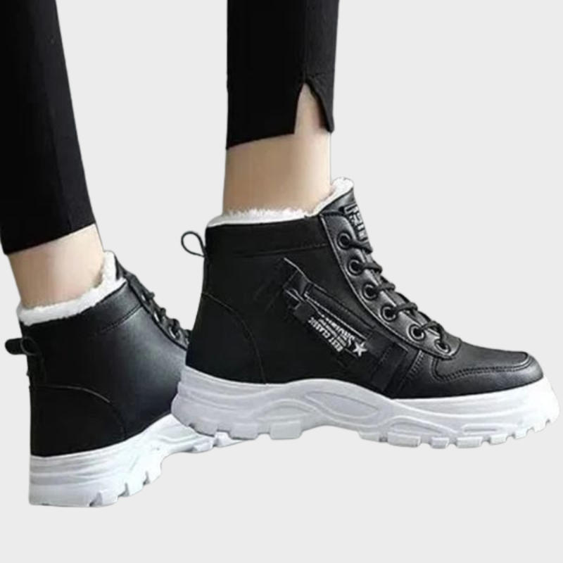 Xena – Chunky High-Top-Stiefel mit Reißverschluss