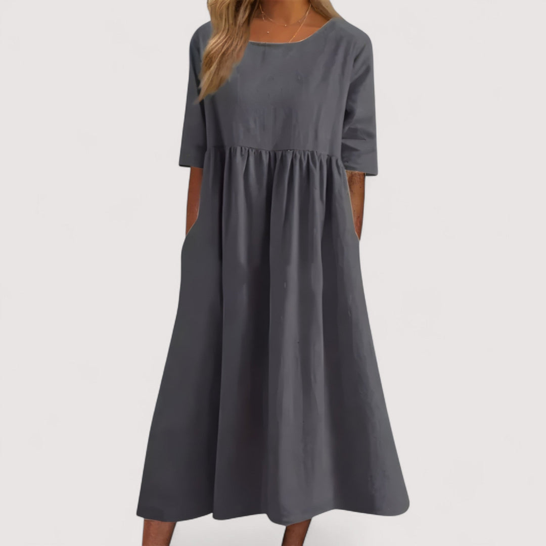 Selina™ | Schmeichelhaftes Baumwollkleid