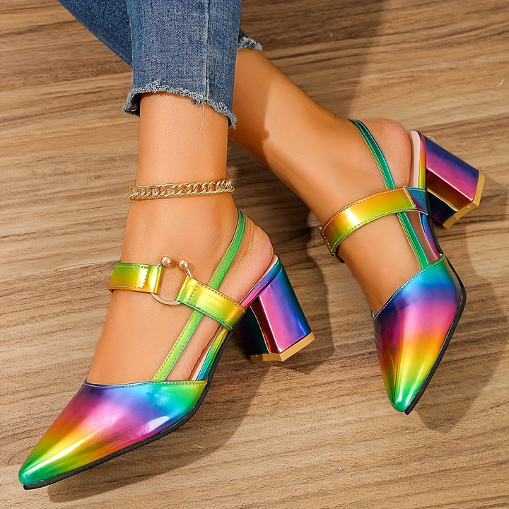 Emma | Damen High Heels – 10 cm, Leder & Elegant