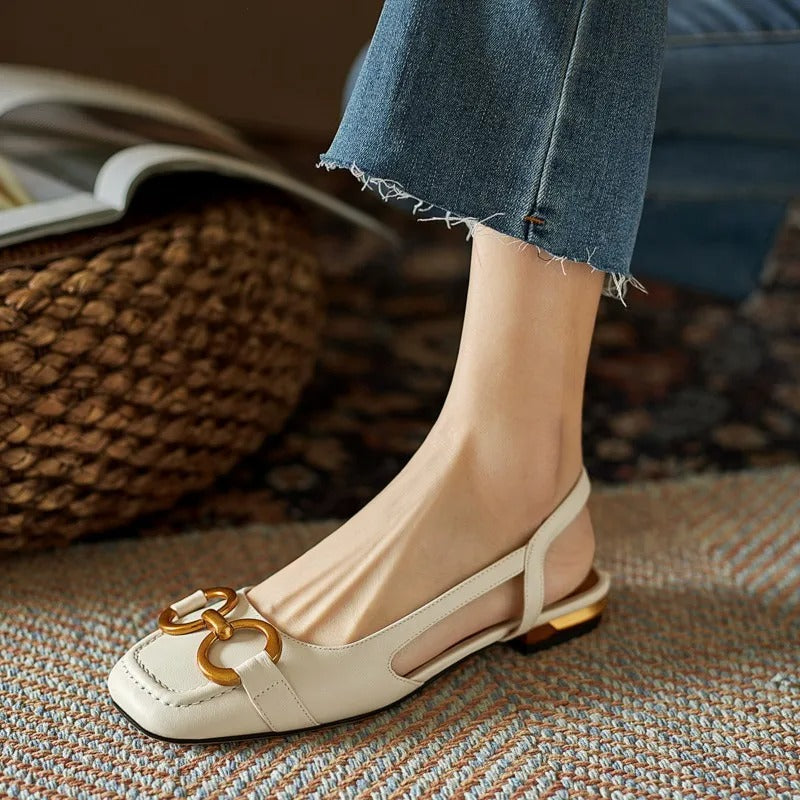 Damen - Elegante Vintage-Sandalen - Bequeme und stilvolle Schuhe für jeden Anlass