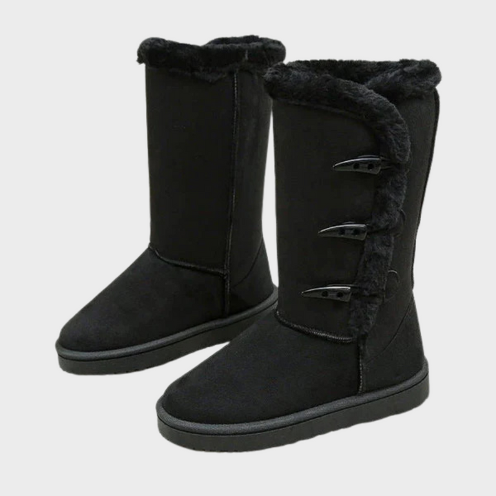 Yana – Kuschelige Winterstiefel mit Knopfverschluss