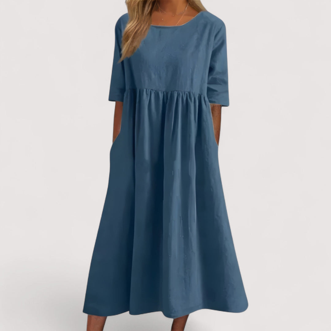 Selina™ | Schmeichelhaftes Baumwollkleid