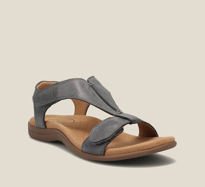 Damen Italienische Sandalen – Memory-Schaum, T-Riemen & Atmungsaktiv